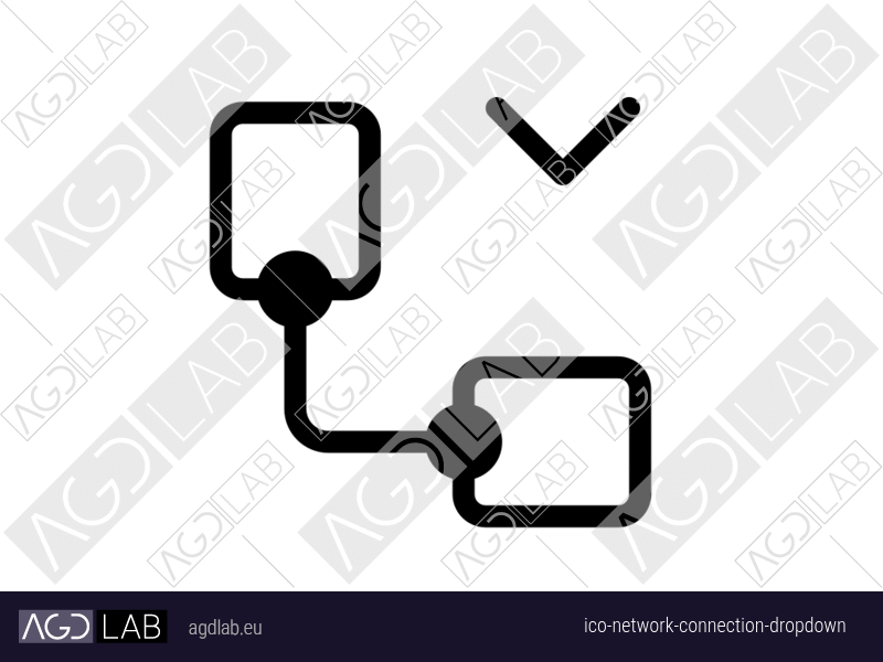 Network connection dropdown icon