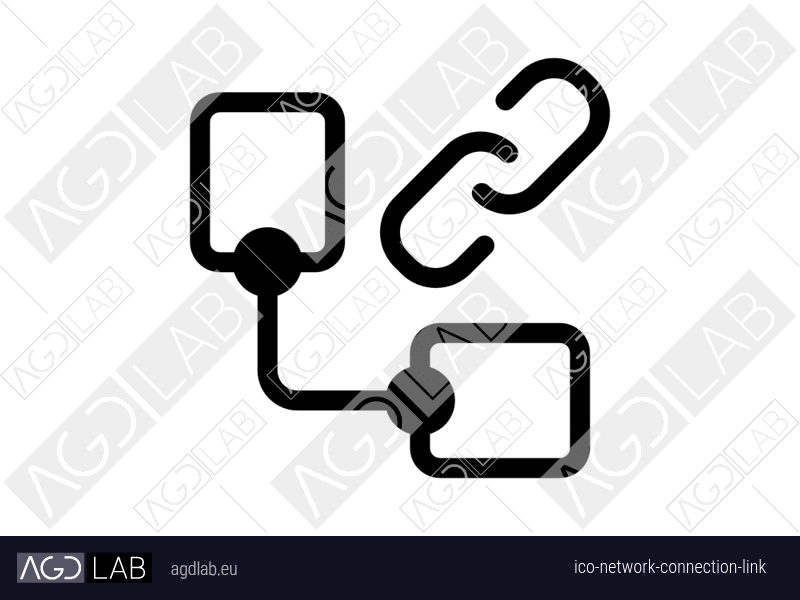 Network connection link icon