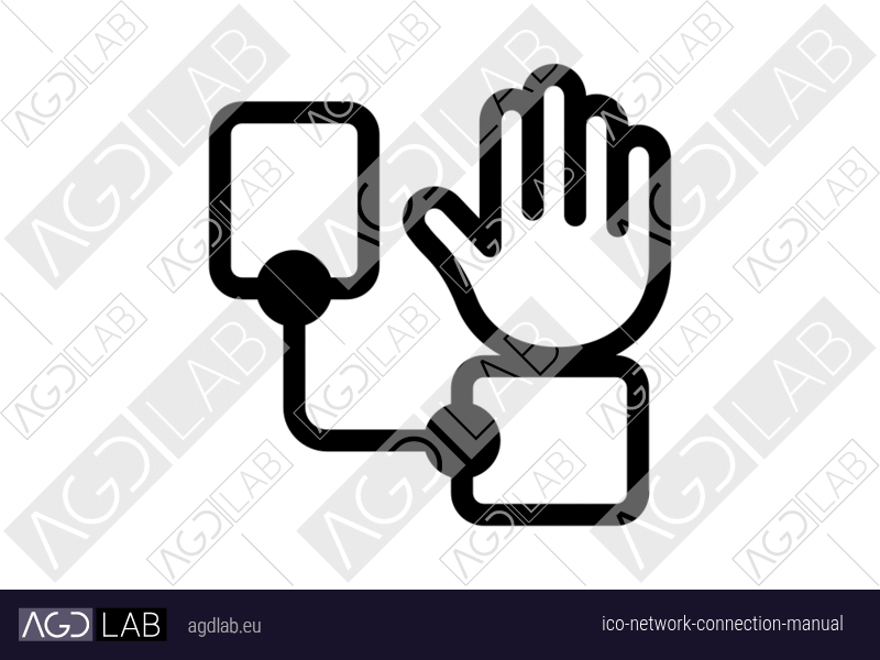 Network connection manual icon