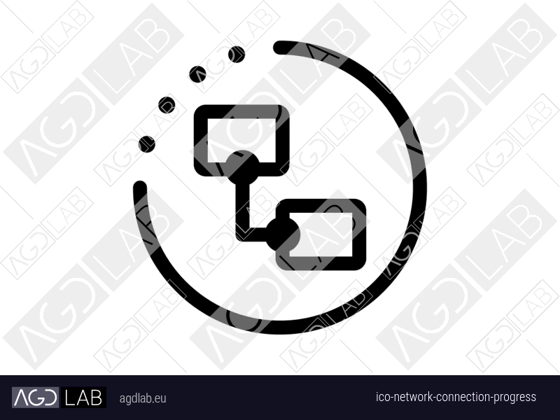 Network connection progress icon
