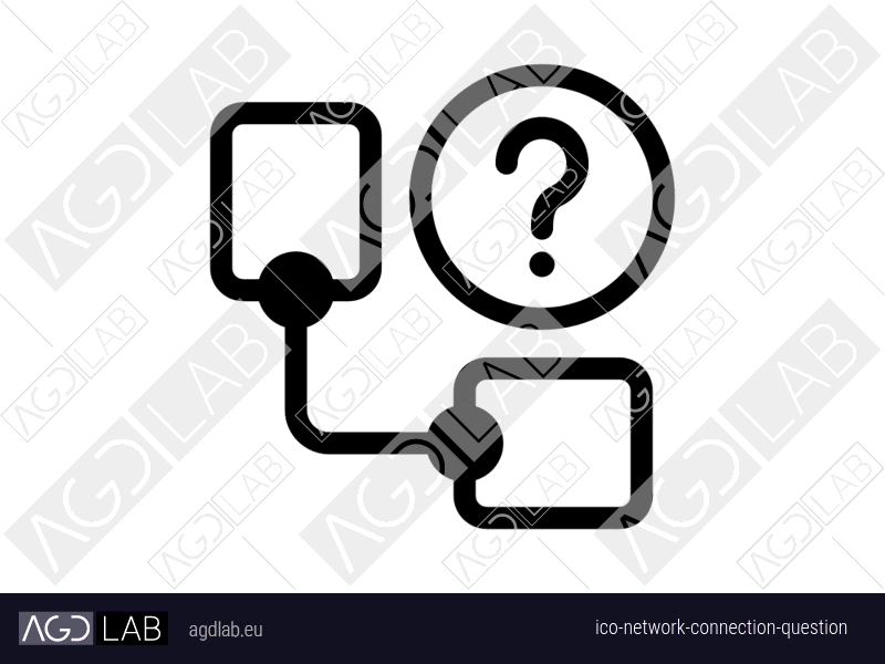 Network connection question icon