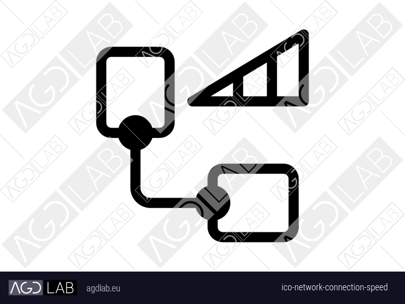 Network connection speed icon