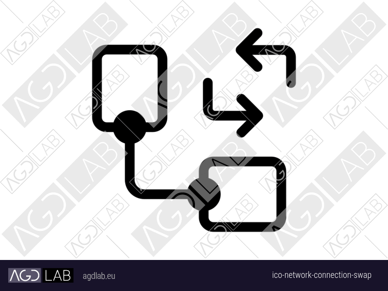 Network connection swap icon