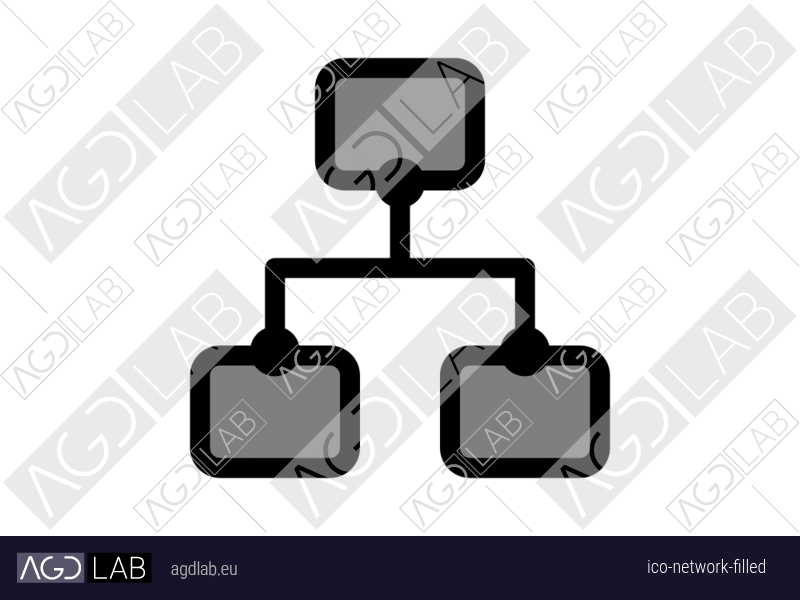 Network filled icon