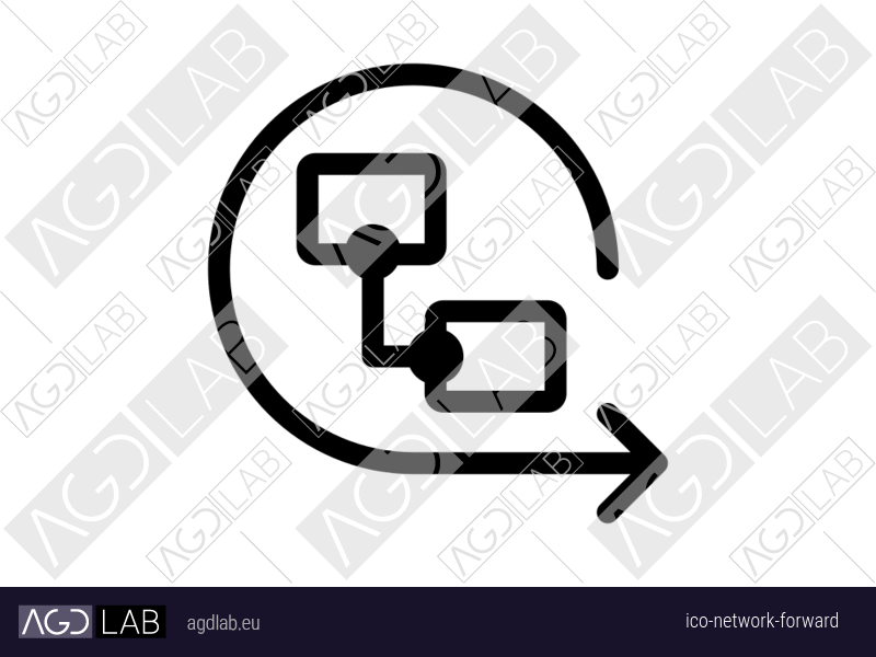 Network forward icon