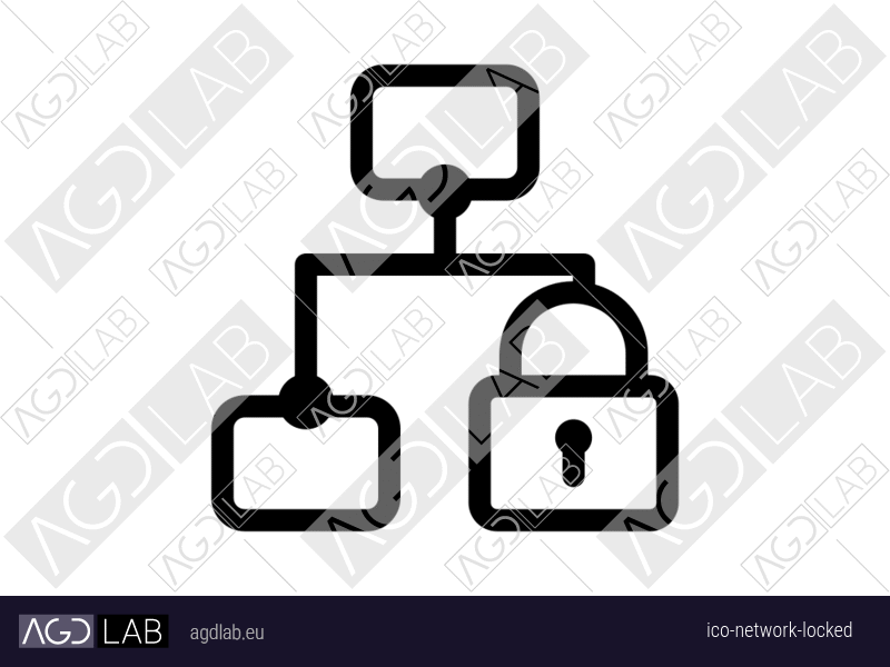 Network locked icon