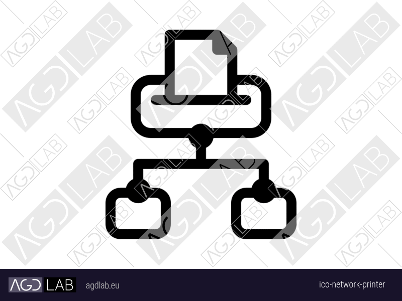 Network printer icon