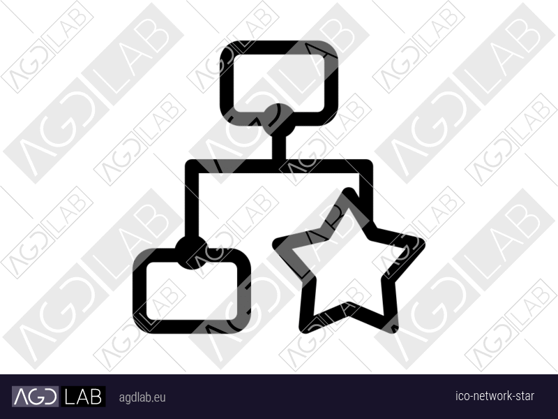 Network star icon