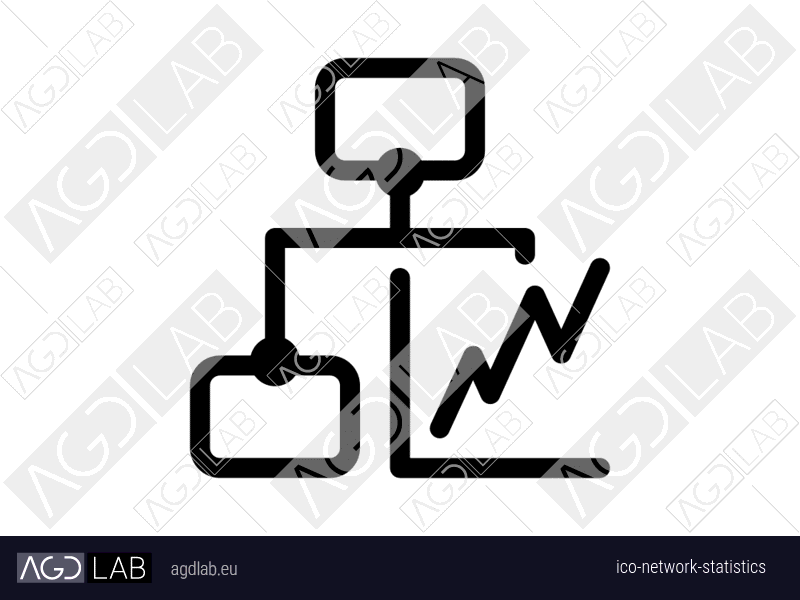 Network statistics icon