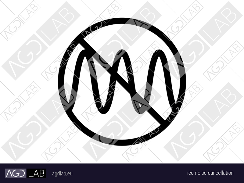 Noise cancellation icon