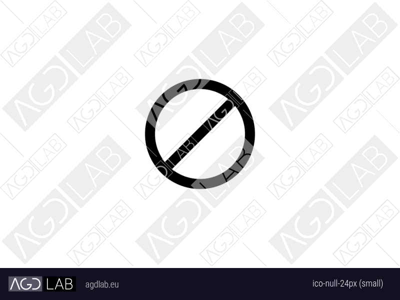 Null 24px (small) icon