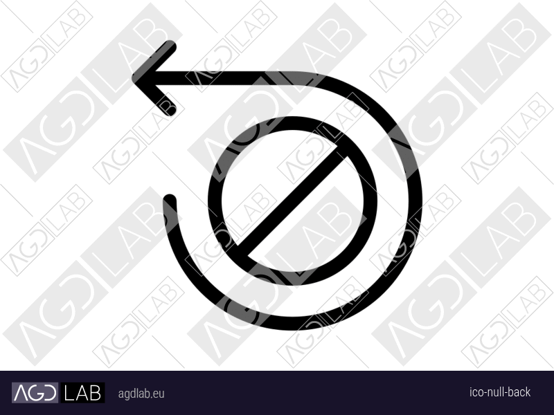 Null back icon