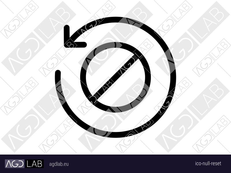 Null reset icon