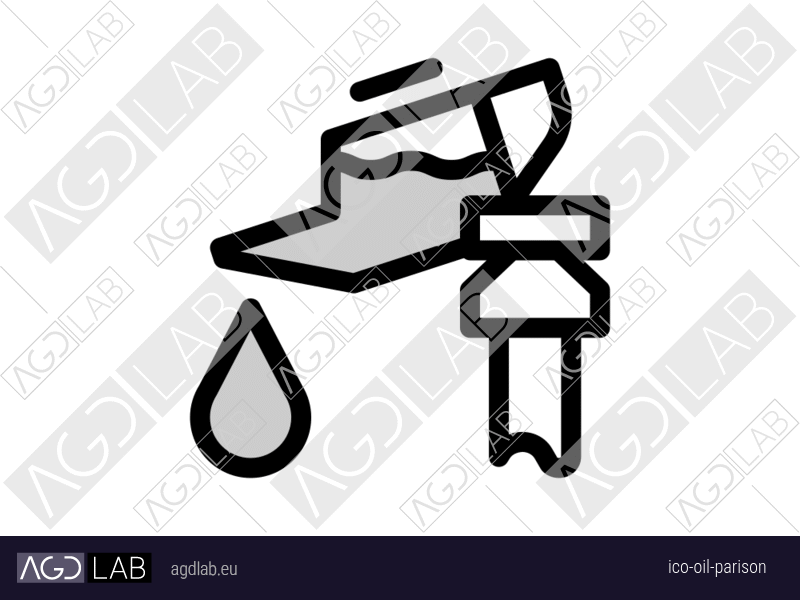 Oil parison icon