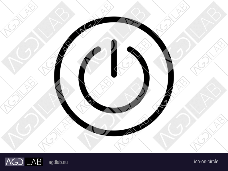 ON circle icon
