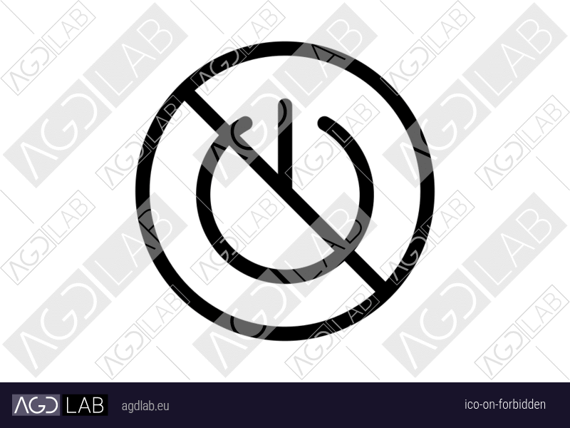 ON forbidden icon