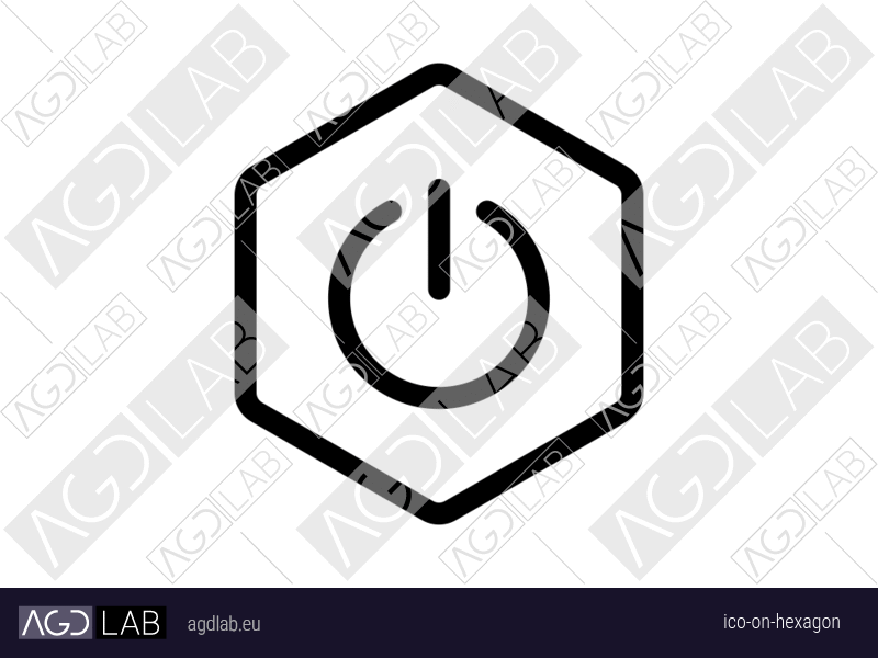 ON hexagon icon