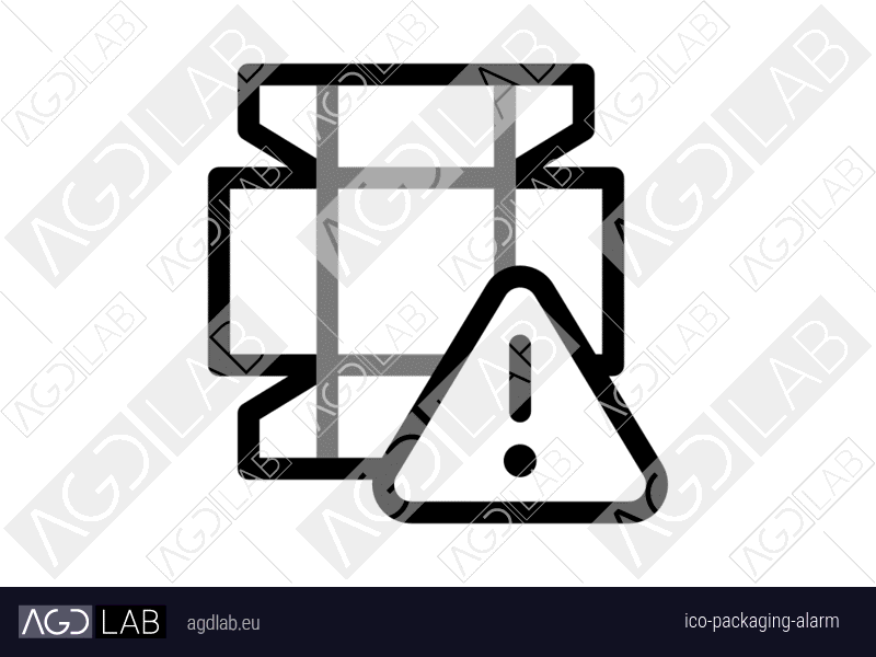 Packaging alarm icon