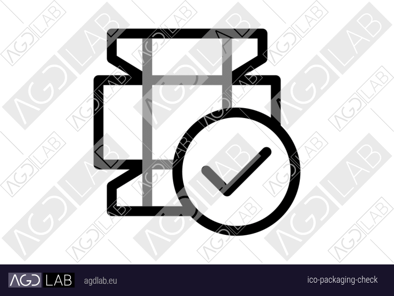 Packaging check icon