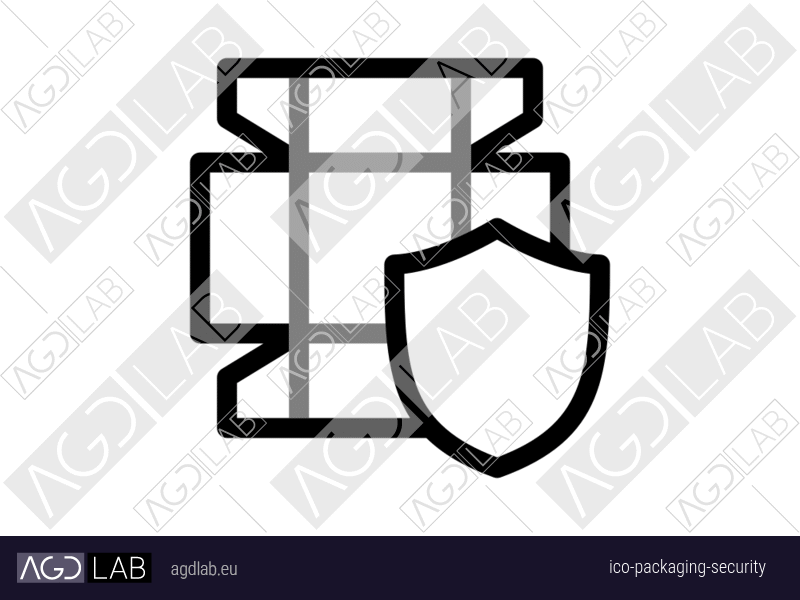 Packaging security icon