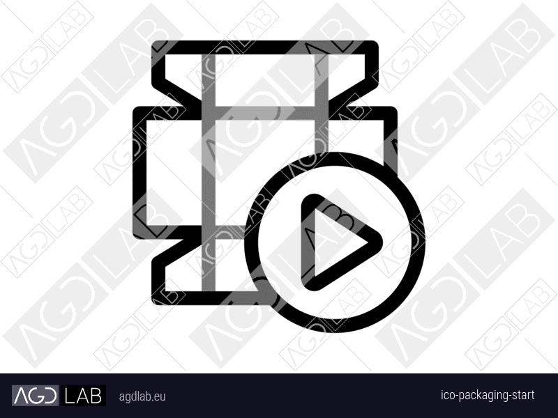 Packaging start icon