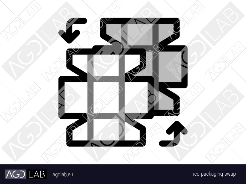 Packaging swap icon
