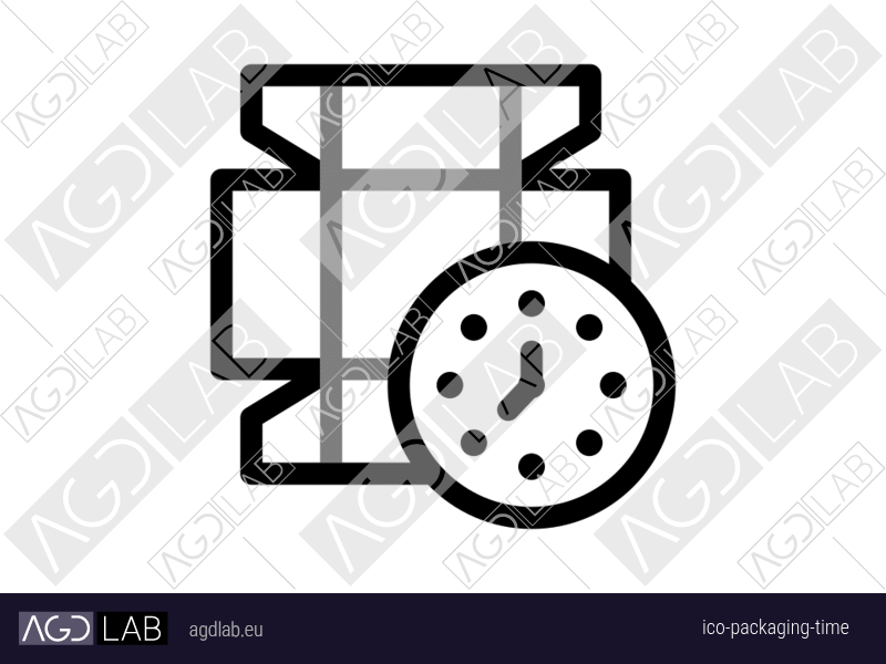 Packaging time icon