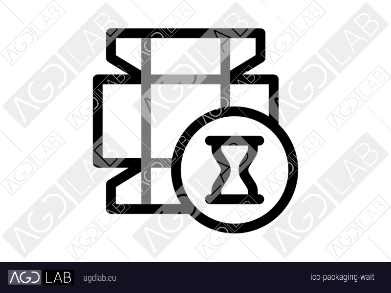 Packaging wait icon