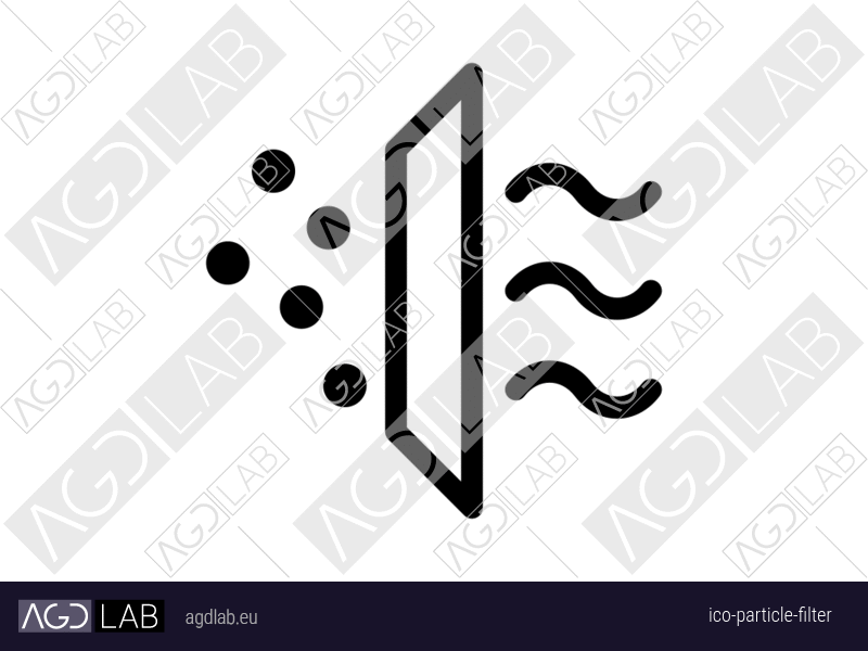 Particle filter icon