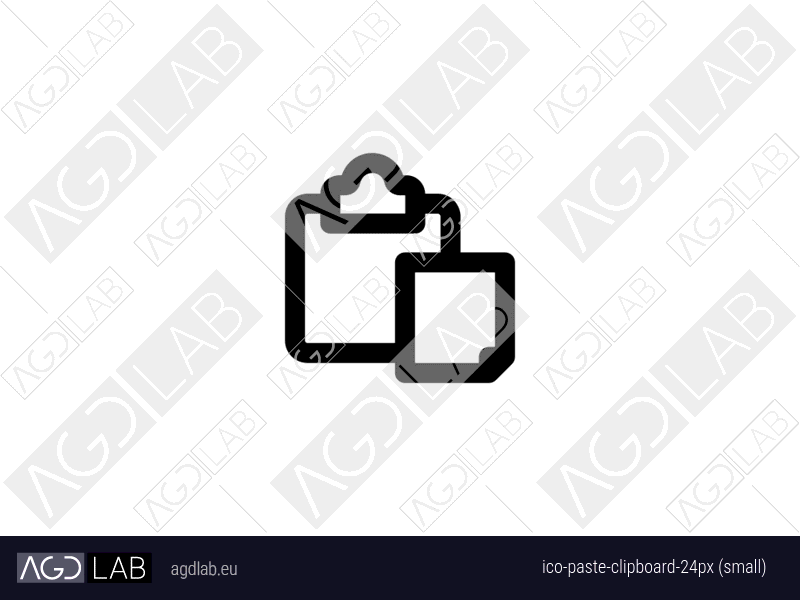 Paste clipboard 24px (small) icon