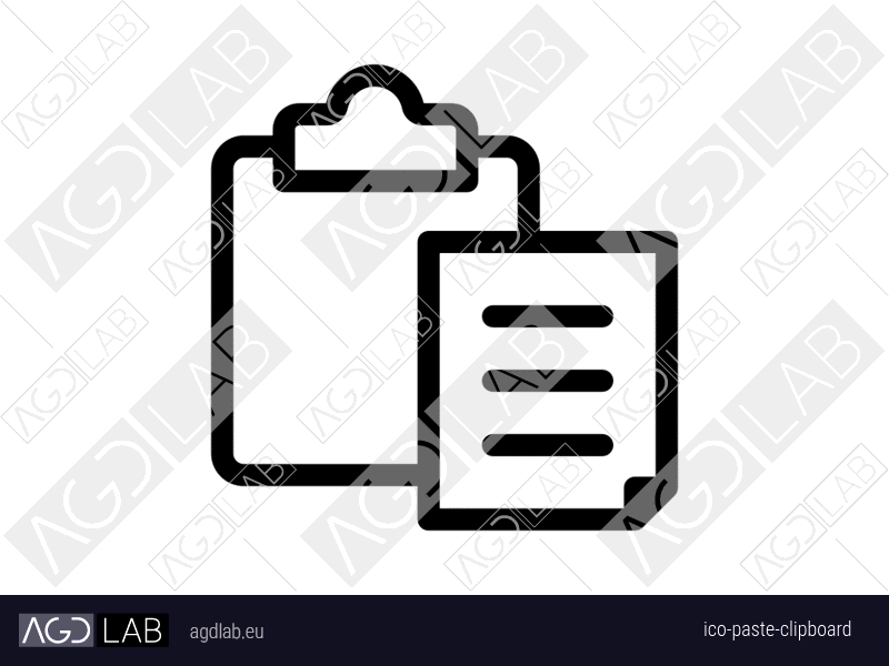 Paste clipboard icon