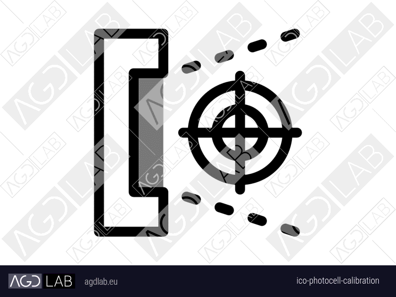 Photocell calibration icon
