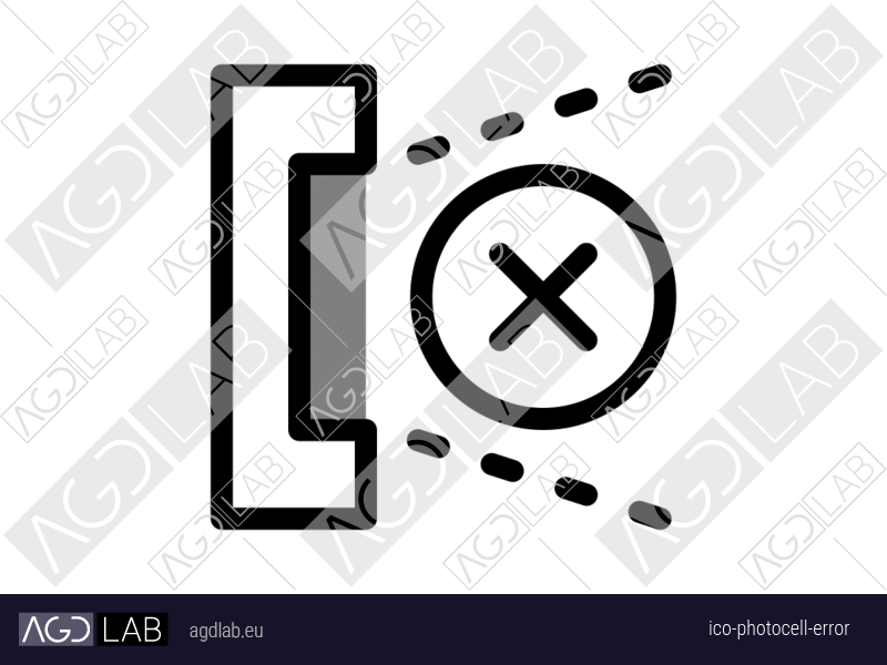 Photocell error icon