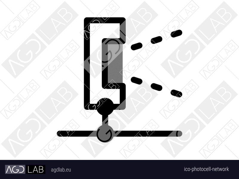 Photocell network icon