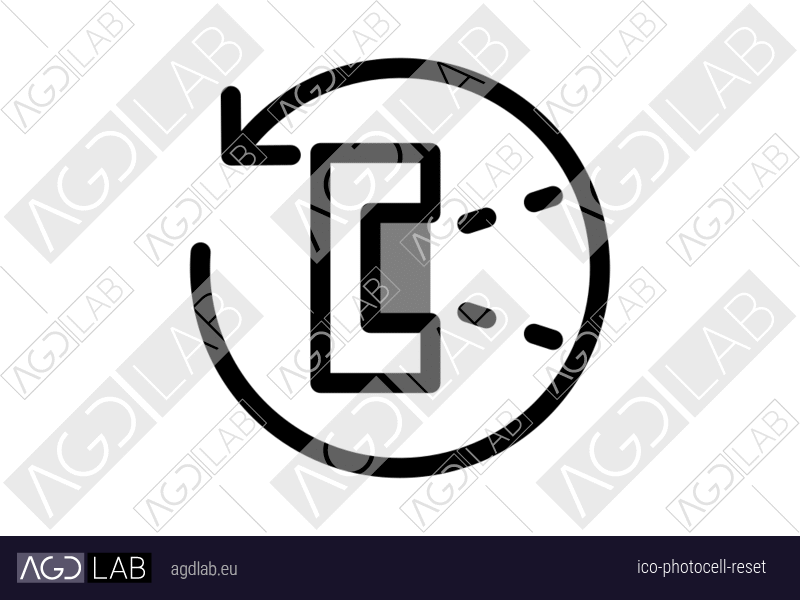 Photocell reset icon