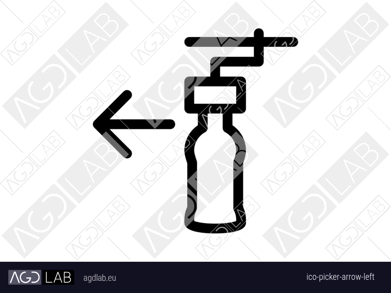 Picker arrow left icon