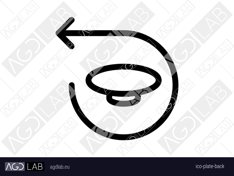 Plate back icon