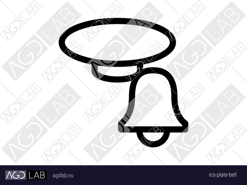 Plate bell icon