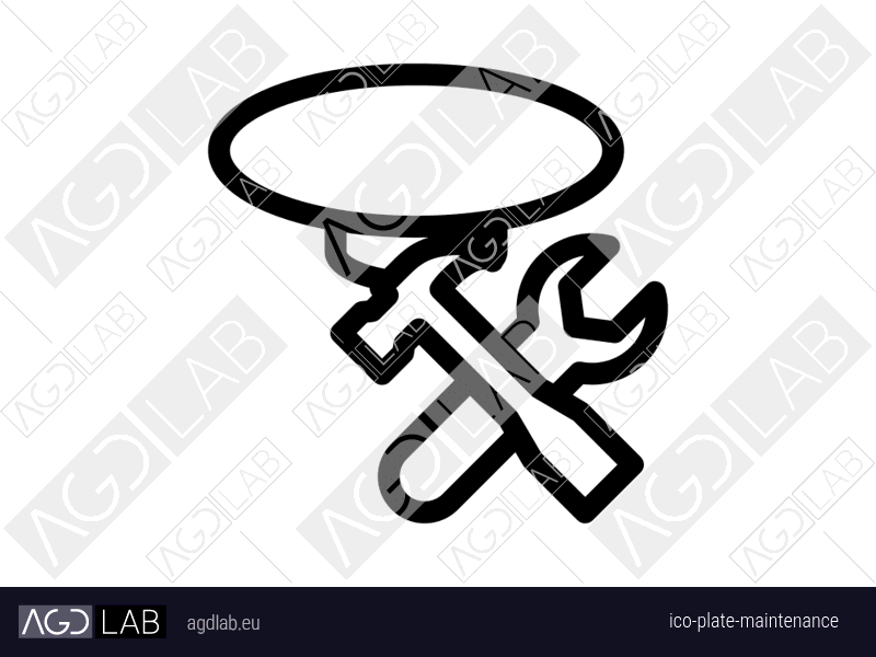 Plate maintenance icon