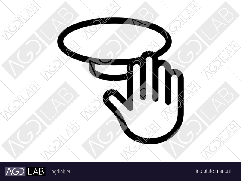 Plate manual icon
