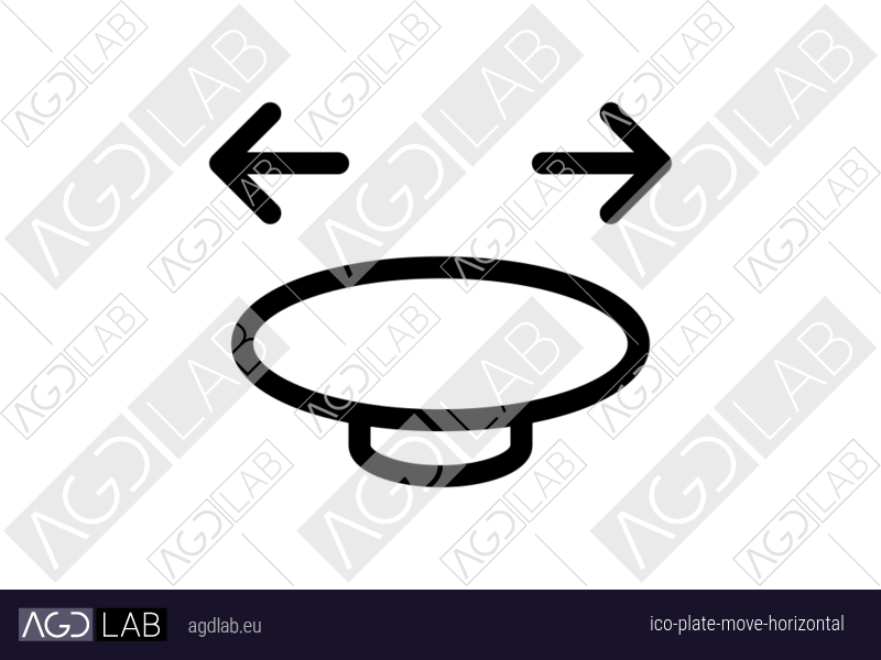 Plate move horizontal icon