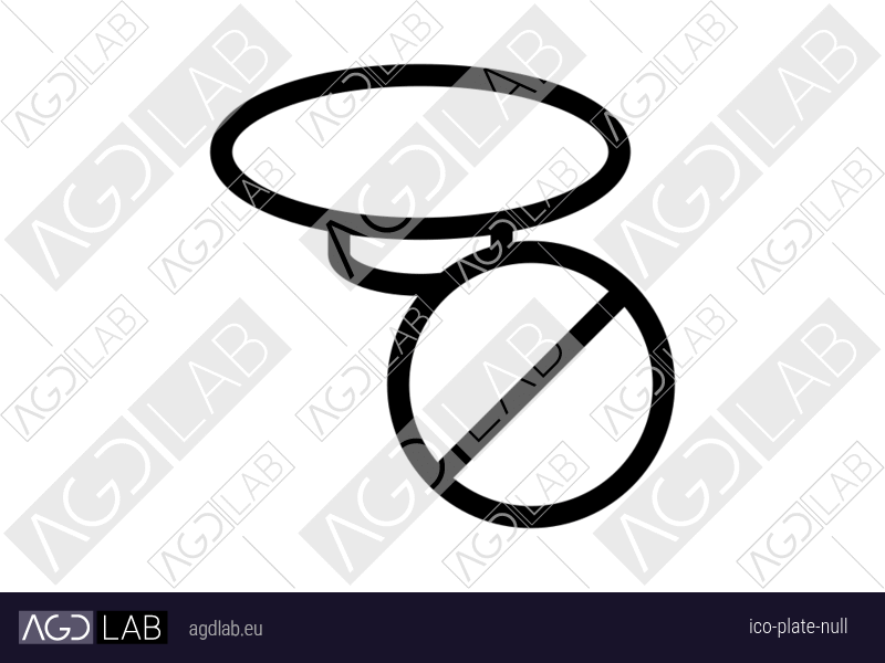 Plate null icon