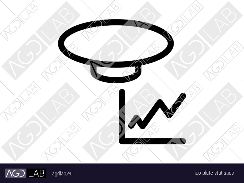 Plate statistics icon