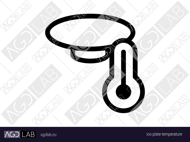 Plate temperature icon