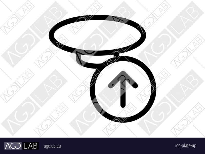 Plate up icon