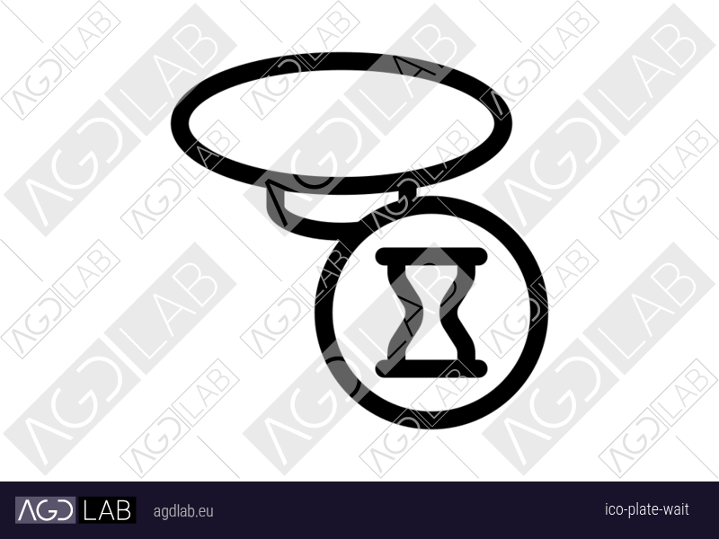 Plate wait icon