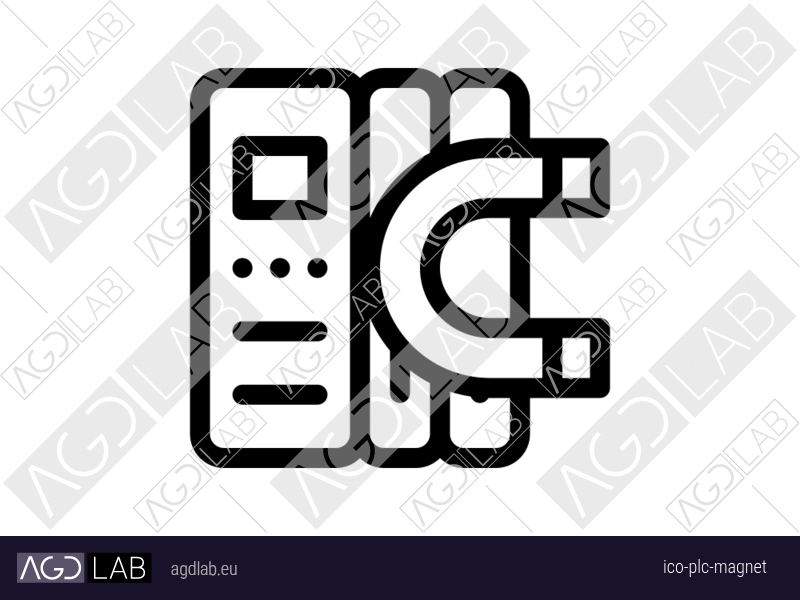 Plc magnet icon