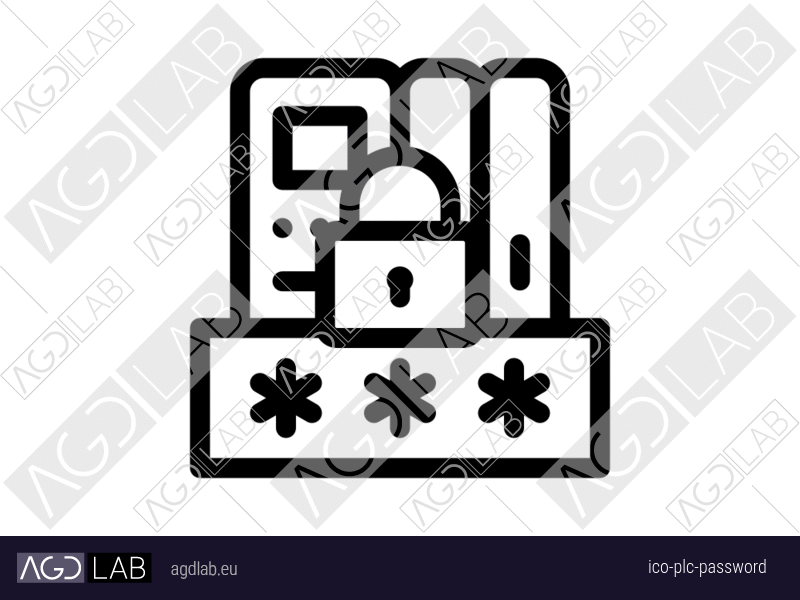 Plc password icon