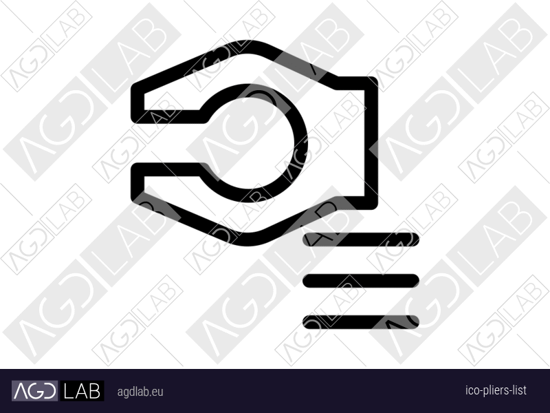 Pliers list icon