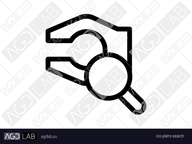 Pliers search icon